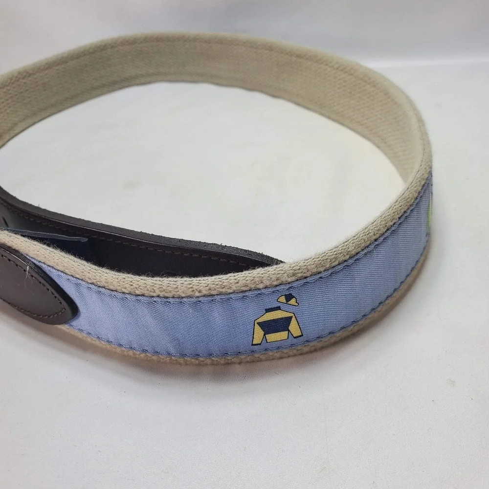 Vineyard Vines Mens Size 30 Belt 143rd Kentucky Derby Racing Preppy Jockey Shirt
